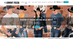 Desktop Screenshot of cowboyfresh.com